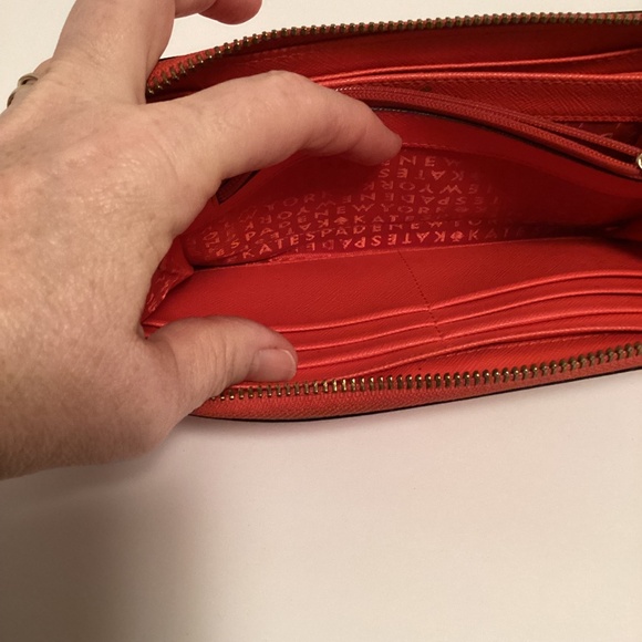 Kate Spade Red Wallet with Cupcake Design - Picture 7 of 9